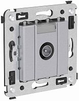 Розетка TV Проходная без рамки DKC Avanti 1-м. закаленная сталь картинка